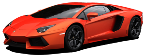 Red Lamborghini car PNG image-10684